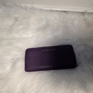 Michael Kors Violet Zip Wallet